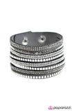 Fight Night - Silver Bracelet - Paparazzi Accessories Bracelet Bedazzle Me Pretty Mobile Fashion Boutique