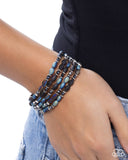 Final Impression - Black Bracelet - Paparazzi Accessories Bracelet Bedazzle Me Pretty Mobile Fashion Boutique