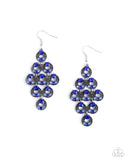 Find Your Sparkle - Blue Earrings - Paparazzi Accessories Earrings Bedazzle Me Pretty Mobile Fashion Boutique