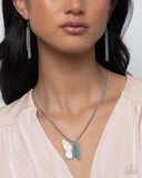 Fine Flight - Blue Complete Look  - Paparazzi Accessories Bedazzle Me Pretty Mobile Fashion Boutique
