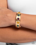Fitted Fancy - Multi Bracelet - Paparazzi Accessories Bracelet Bedazzle Me Pretty Mobile Fashion Boutique