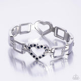 Flashy Fondness - Blue Bracelet - Paparazzi Accessories Bracelet Bedazzle Me Pretty Mobile Fashion Boutique