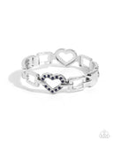 Flashy Fondness - Blue Bracelet - Paparazzi Accessories Bracelet Bedazzle Me Pretty Mobile Fashion Boutique