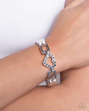 Flashy Fondness - Blue Bracelet - Paparazzi Accessories Bracelet Bedazzle Me Pretty Mobile Fashion Boutique