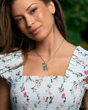 Flashy Tree Frog - Green Necklace - Paparazzi Accessories Necklace Bedazzle Me Pretty Mobile Fashion Boutique