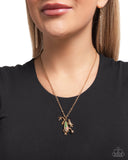 Flashy Tree Frog - Multi Necklace - Paparazzi Accessories Necklace Bedazzle Me Pretty Mobile Fashion Boutique