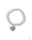 Fleeting Filigree - Pink Bracelet - Paparazzi Accessories Bracelet Bedazzle Me Pretty Mobile Fashion Boutique
