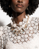 Flickering Finesse - Brown Necklace - Paparazzi Accessories Necklace Bedazzle Me Pretty Mobile Fashion Boutique