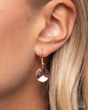 Flickering Finesse - Copper Necklace - Paparazzi Accessories Necklace Bedazzle Me Pretty Mobile Fashion Boutique