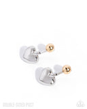 Flirty Finale - Multi Post Earrings - Paparazzi Accessories Post Earrings Bedazzle Me Pretty Mobile Fashion Boutique