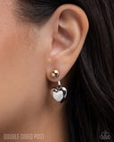 Flirty Finale - Multi Post Earrings - Paparazzi Accessories Post Earrings Bedazzle Me Pretty Mobile Fashion Boutique