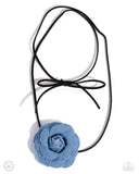 Floral Folktale - Black Necklace - Paparazzi Accessories Necklace Bedazzle Me Pretty Mobile Fashion Boutique