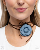 Floral Folktale - Brown Necklace - Paparazzi Accessories Necklace Bedazzle Me Pretty Mobile Fashion Boutique