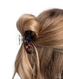 Floral Formal - Multi Hair Clip - Paparazzi Accessories Hair Clip Bedazzle Me Pretty Mobile Fashion Boutique