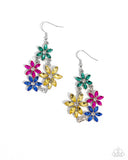 Floral Founder - Multi Earrings - Paparazzi Accessories Earrings Bedazzle Me Pretty Mobile Fashion Boutique