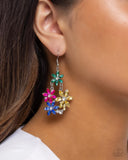 Floral Founder - Multi Earrings - Paparazzi Accessories Earrings Bedazzle Me Pretty Mobile Fashion Boutique