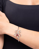 Floral Innovation - Red Bracelet - Paparazzi Accessories Bracelet Bedazzle Me Pretty Mobile Fashion Boutique