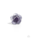 Floral Intentions - Purple Ring - Paparazzi Accessories Ring Bedazzle Me Pretty Mobile Fashion Boutique