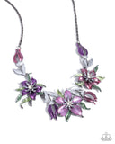 Floral Protocol - Multi Necklace - Paparazzi Accessories Necklace Bedazzle Me Pretty Mobile Fashion Boutique