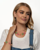 Floral Restoration - Orange Complete Look  - Paparazzi Accessories Bedazzle Me Pretty Mobile Fashion Boutique