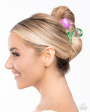 Floriculture Fever - Purple Hair Clip - Paparazzi Accessories Hair Clip Bedazzle Me Pretty Mobile Fashion Boutique