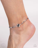 Florida Freestyle - Blue Anklet - Paparazzi Accessories Anklet Bedazzle Me Pretty Mobile Fashion Boutique
