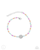 Florida Freestyle - Multi Anklet - Paparazzi Accessories Anklet Bedazzle Me Pretty Mobile Fashion Boutique