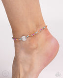 Florida Freestyle - Multi Anklet - Paparazzi Accessories Anklet Bedazzle Me Pretty Mobile Fashion Boutique