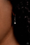 Flourishing Faith - White Necklace - Paparazzi Accessories Necklace Bedazzle Me Pretty Mobile Fashion Boutique