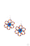 FLOWER Forward - Red Earrings - Paparazzi Accessories Earrings Bedazzle Me Pretty Mobile Fashion Boutique