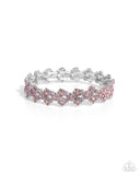 FLOWER Hungry - Pink Bracelet - Paparazzi Accessories Bracelet Bedazzle Me Pretty Mobile Fashion Boutique