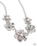 FLOWER Move - Orange Necklace - Paparazzi Accessories Necklace Bedazzle Me Pretty Mobile Fashion Boutique