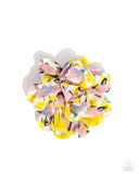 Flower Patch Paradise - Pink Hair Clip - Paparazzi Accessories Hair Clip Bedazzle Me Pretty Mobile Fashion Boutique