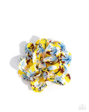 Flower Patch Paradise - Yellow Hair Clip - Paparazzi Accessories Hair Clip Bedazzle Me Pretty Mobile Fashion Boutique
