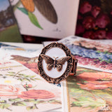 Fluttering Fad - Copper Ring - Paparazzi Accessories Ring Bedazzle Me Pretty Mobile Fashion Boutique