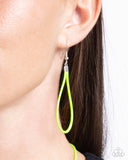 Fluttering Fervor - Green Necklace - Paparazzi Accessories Necklace Bedazzle Me Pretty Mobile Fashion Boutique