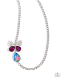 Fluttering Finesse - Multi Necklace - Paparazzi Accessories Necklace Bedazzle Me Pretty Mobile Fashion Boutique