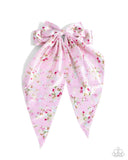 Fluttering Flowers - Pink Hair Clip - Paparazzi Accessories Hair Clip Bedazzle Me Pretty Mobile Fashion Boutique