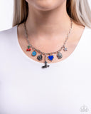 Flying High - Blue Necklace - Paparazzi Accessories Necklace Bedazzle Me Pretty Mobile Fashion Boutique