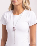 Focused Flutter - Pink Necklace - Paparazzi Accessories Necklace Bedazzle Me Pretty Mobile Fashion Boutique
