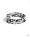 Forest Feel - Black Bracelet - Paparazzi Accessories Bracelet Bedazzle Me Pretty Mobile Fashion Boutique