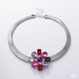 Forward Florals - Multi Necklace - Paparazzi Accessories Necklace Bedazzle Me Pretty Mobile Fashion Boutique