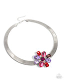 Forward Florals - Multi Necklace - Paparazzi Accessories Necklace Bedazzle Me Pretty Mobile Fashion Boutique