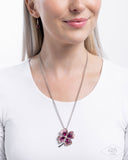Four Leaf Fashion - Pink Necklace - Paparazzi Accessories Necklace Bedazzle Me Pretty Mobile Fashion Boutique