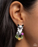 Fox Fanatic - Multi Post Earrings - Paparazzi Accessories Post Earrings Bedazzle Me Pretty Mobile Fashion Boutique