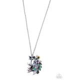Fox Frame - Multi Necklace - Paparazzi Accessories Necklace Bedazzle Me Pretty Mobile Fashion Boutique