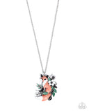 Fox Frame - Multi Necklace - Paparazzi Accessories Necklace Bedazzle Me Pretty Mobile Fashion Boutique