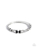 Frame of REFINED - Black Bracelet - Paparazzi Accessories Bracelet Bedazzle Me Pretty Mobile Fashion Boutique