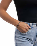 Frame of REFINED - Black Bracelet - Paparazzi Accessories Bracelet Bedazzle Me Pretty Mobile Fashion Boutique