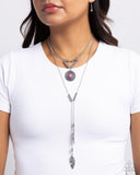 Free-Spirited Freestyle - Pink Necklace - Paparazzi Accessories Necklace Bedazzle Me Pretty Mobile Fashion Boutique